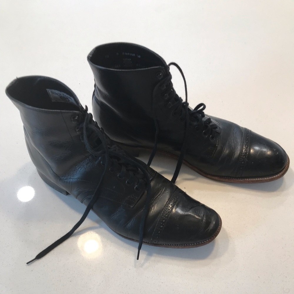 Stacy Adams Men’s Leather Lace Up Boot 10